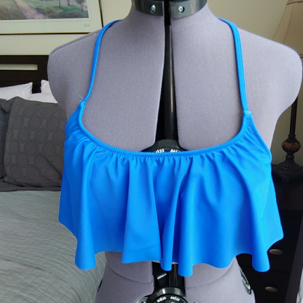 Victoria's Secret Pink Royal Blue Swim Top